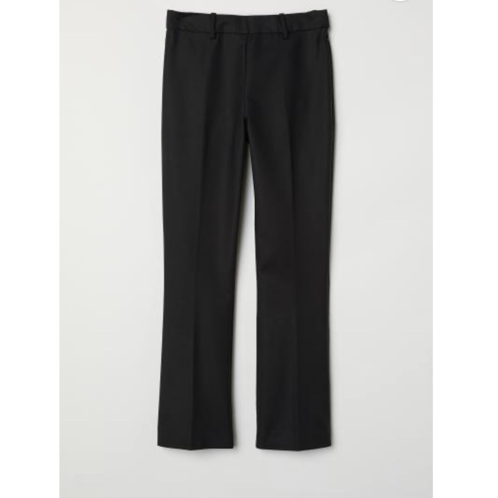 NWT H&M Black Kick Flare Slacks